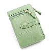 Women's PU Leather Short Zipper Purse
