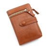 Women's PU Leather Short Zipper Purse