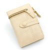 Women's PU Leather Short Zipper Purse