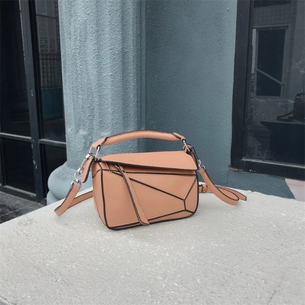One Shoulder Geometric Portable Cross-Body Bag For Women