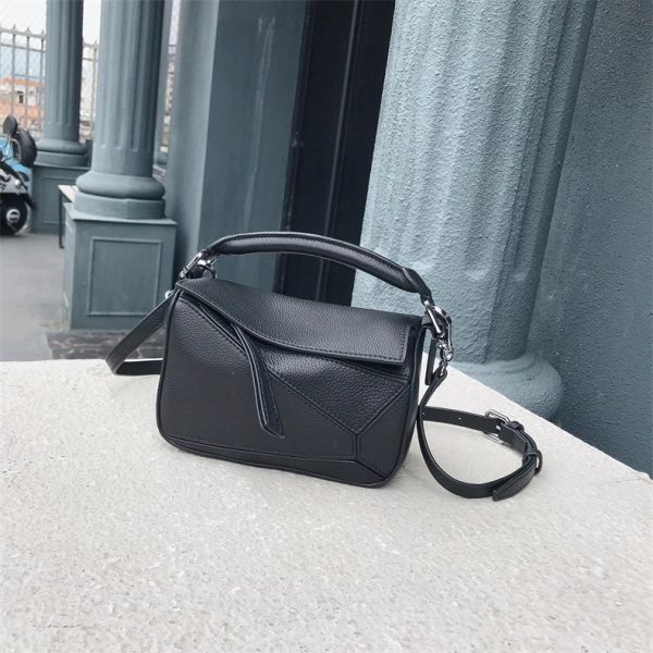 One Shoulder Geometric Portable Cross-Body Bag For Women