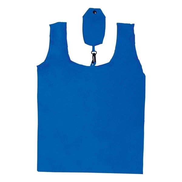 Large Resuable Polyester Folding Grocery Tote Bag