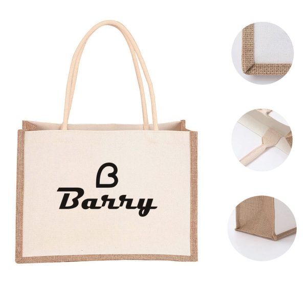 Large Linen Capacity Shopping Bag