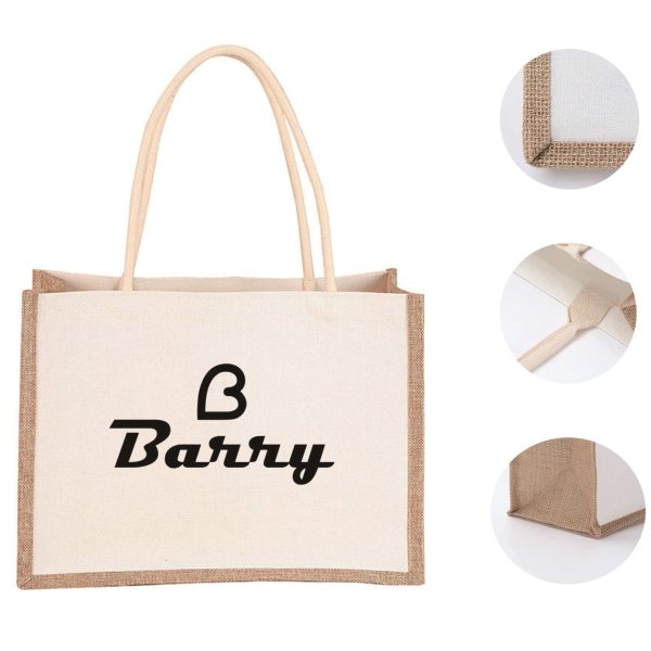 Large Linen Capacity Shopping Bag