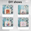 Large Linen Capacity Shopping Bag