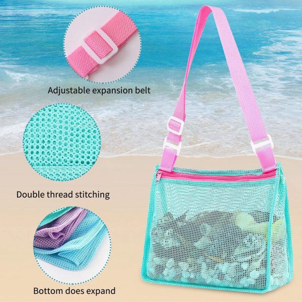 Kids Beach Shell Toy Mesh Bag