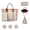 2 Pcs Large Capacity Fashion Tote Bag