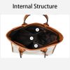 2 Pcs Large Capacity Fashion Tote Bag