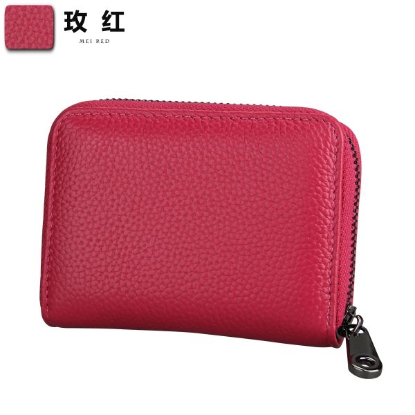 Retro Genuine Leather Pickup Bag Card Holder Wallet