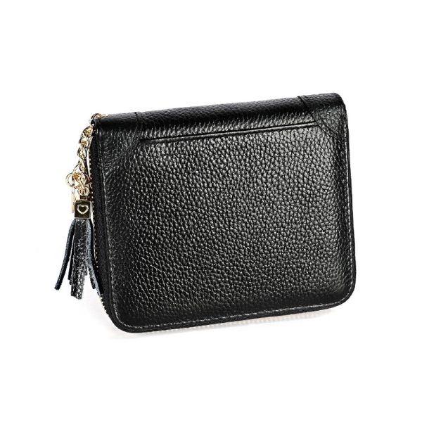 Retro Genuine Leather Pickup Bag Card Holder Wallet