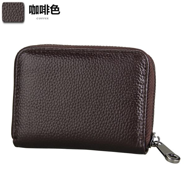 Retro Genuine Leather Pickup Bag Card Holder Wallet