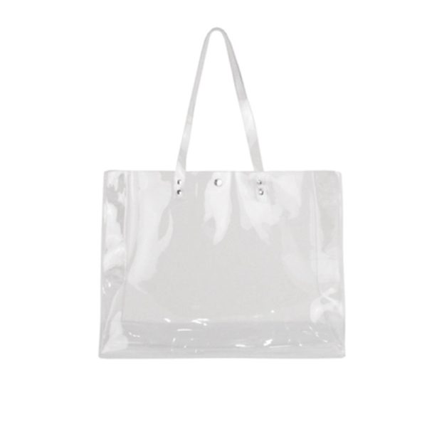 PVC Transparent Shoulder Tote Bag