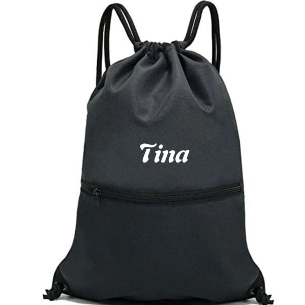 Drawstring Backpack Bag Sport Gym Sackpack