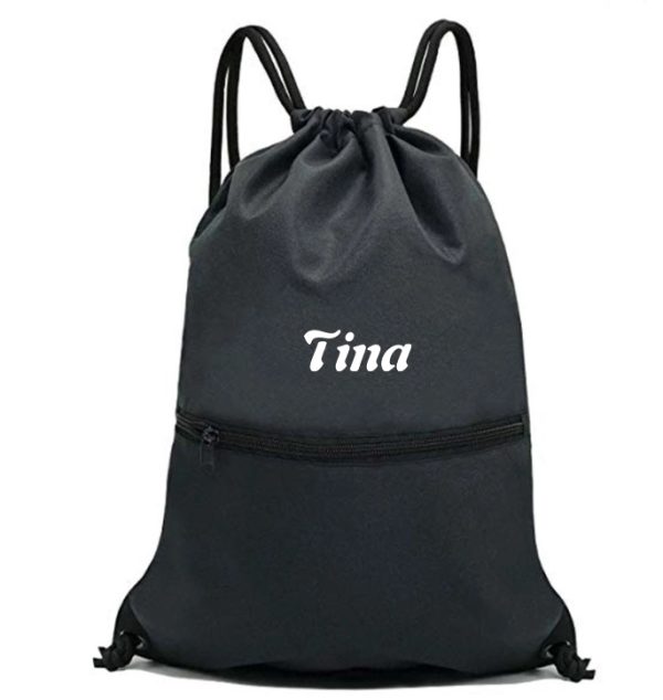 Drawstring Backpack Bag Sport Gym Sackpack