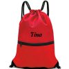 Drawstring Backpack Bag Sport Gym Sackpack