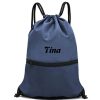 Drawstring Backpack Bag Sport Gym Sackpack
