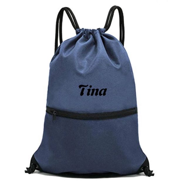Drawstring Backpack Bag Sport Gym Sackpack