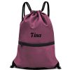 Drawstring Backpack Bag Sport Gym Sackpack