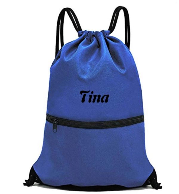 Drawstring Backpack Bag Sport Gym Sackpack