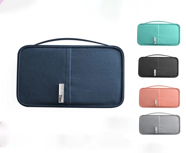 Multi-function travel document bag family Passport Holder