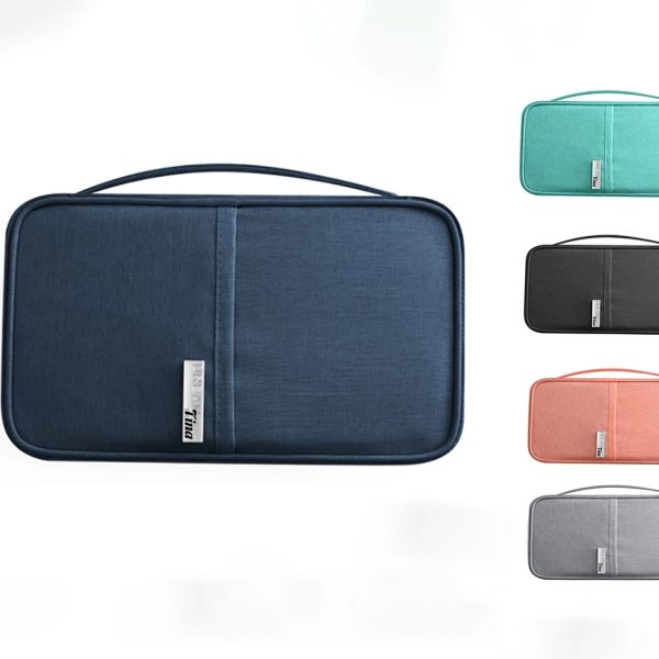Multi-function travel document bag family Passport Holder