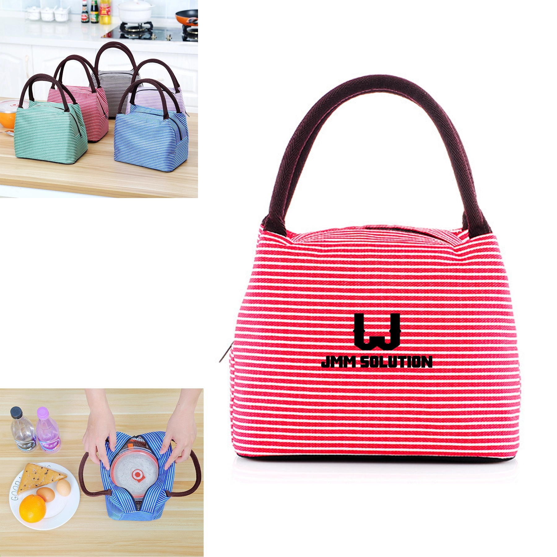Reusable Insulated Tote Lunch Bag
