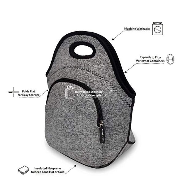 Insulated Waterproof Lunch Tote Box for Work Travel & Picnic