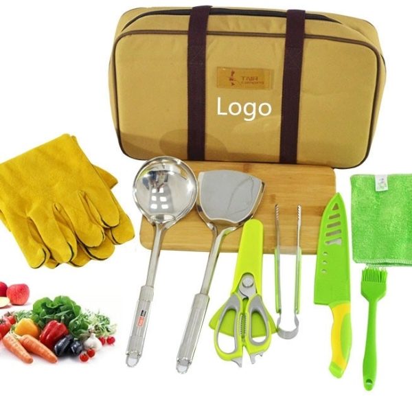 Camp Cookware Utensils Organizer Travel Kit