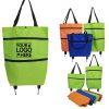 Folding Shopping Bag Collapsible Trolley with Wheels