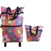 Folding Shopping Bag Collapsible Trolley with Wheels