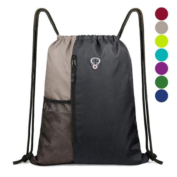 Drawstring Backpack Bag Sport Gym Sackpack
