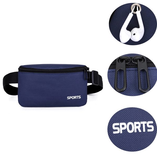 Polyester Water Resistant Waist Sport Bag