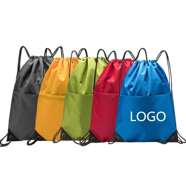 Drawstring Backpack Bag for Men Women Kids