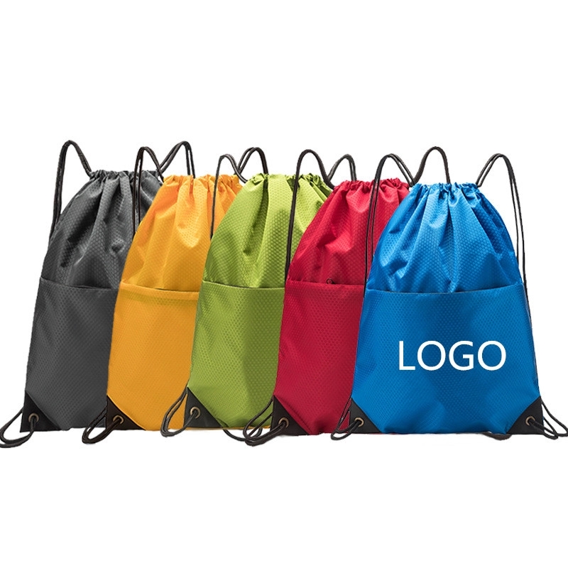 Drawstring Backpack Bag for Men Women Kids