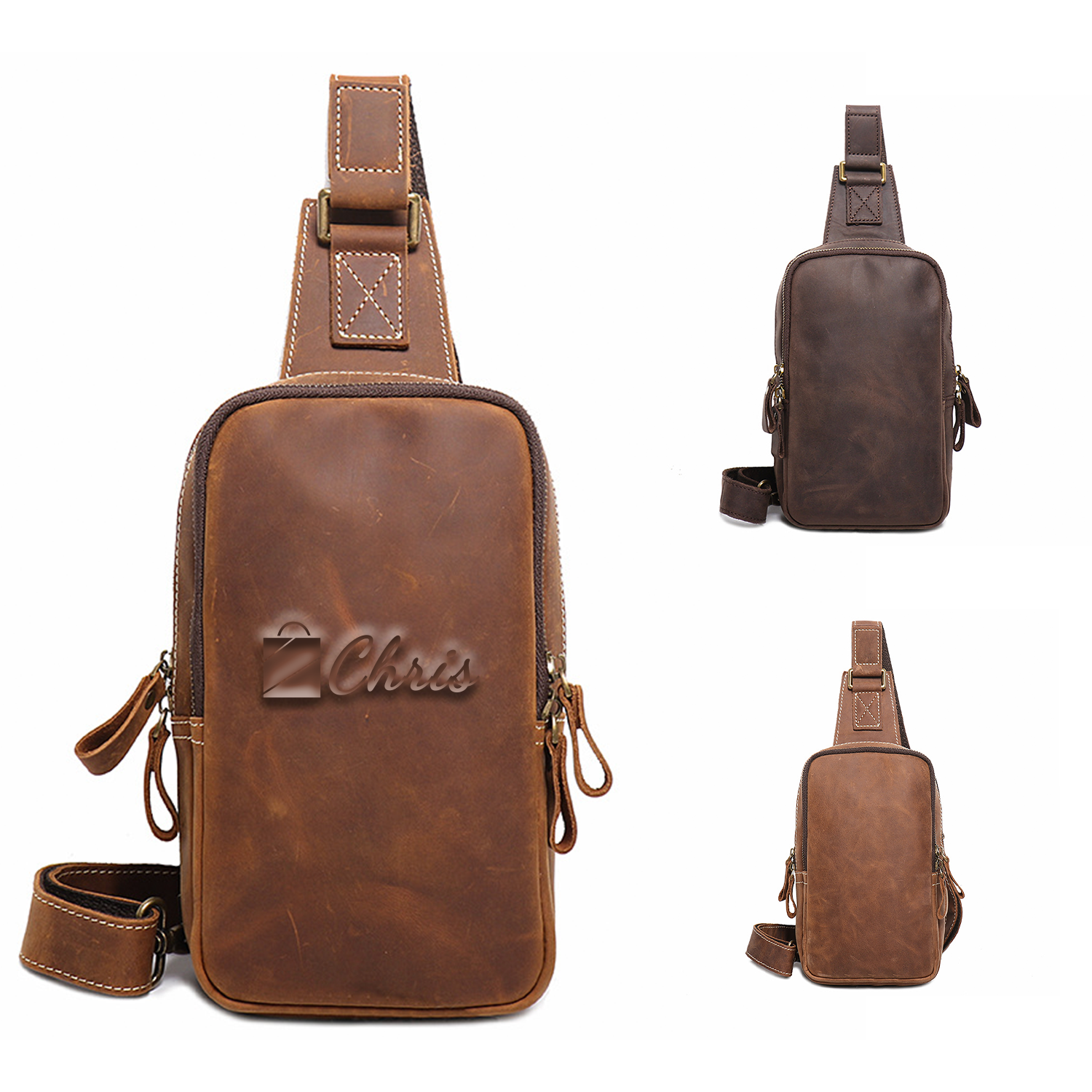 Leather Chest Bag