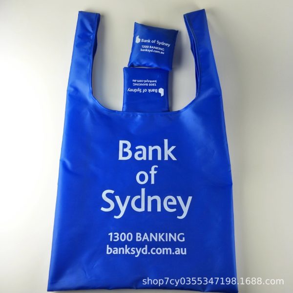 Polyester creative folding shopping gift bag