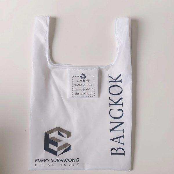 Polyester creative folding shopping gift bag