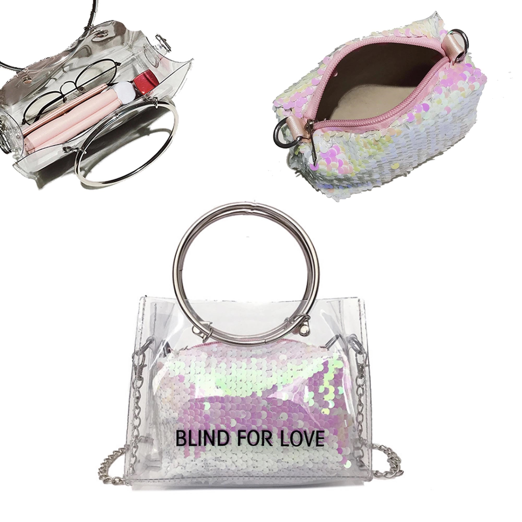 Fashion Laser Seuqin Handbag Women Shoulder Bag