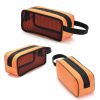 Mesh Zippered Travel Cosmetic Bag