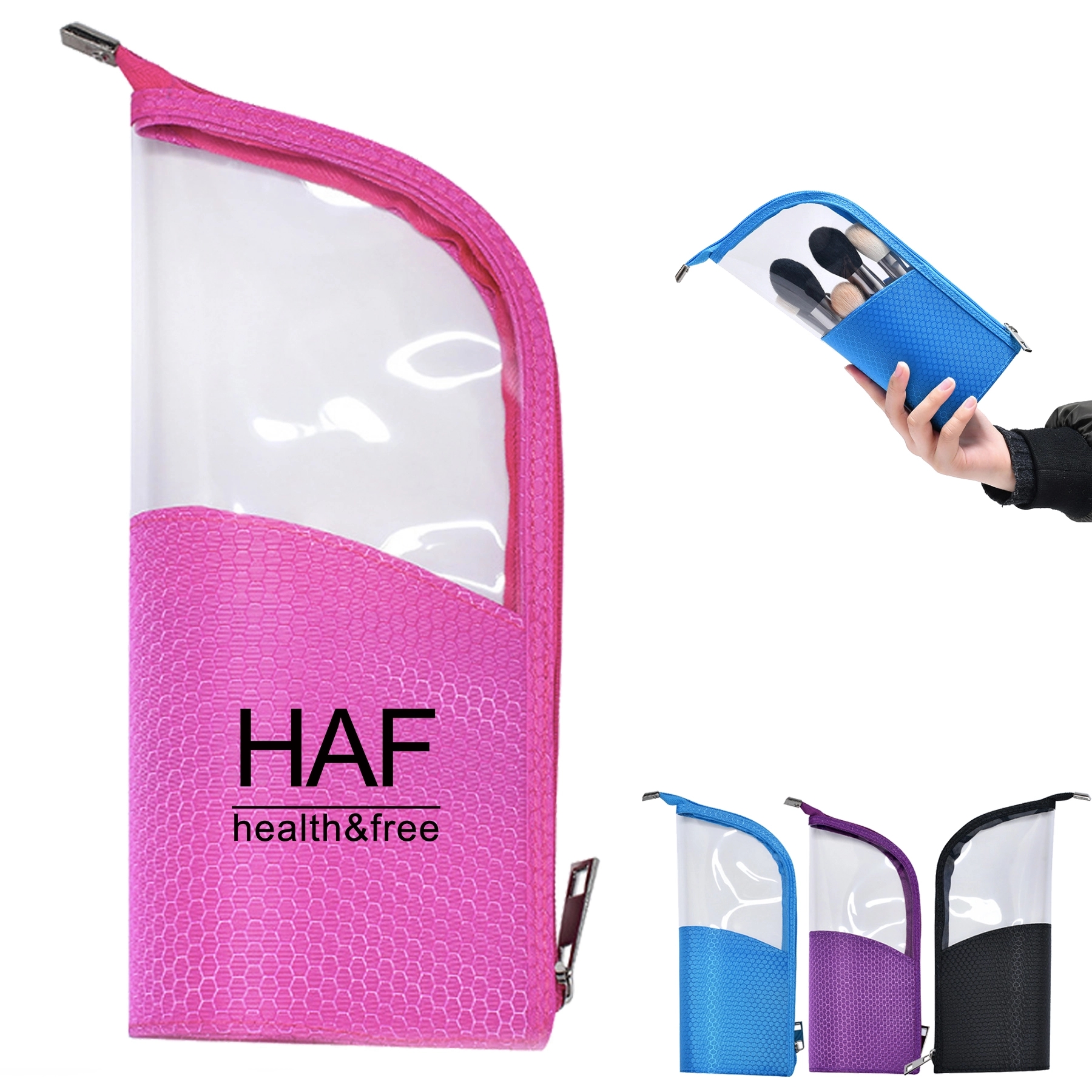 Roomy Makeup Bags Travel Waterproof Toiletry Pouch