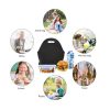 Easy Carry Zippered Neoprene Lunch Bag