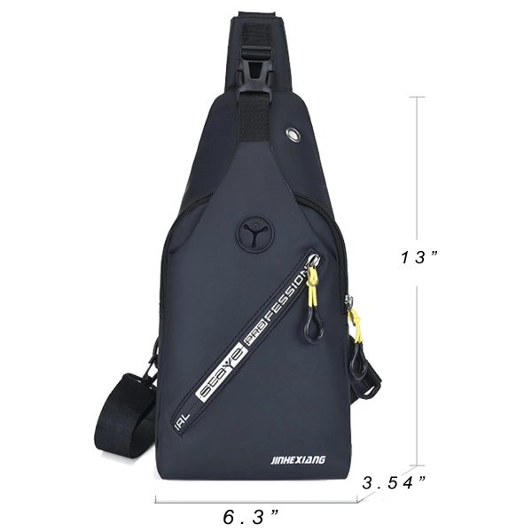 Crossbody Sling Bag with USB Charging Port