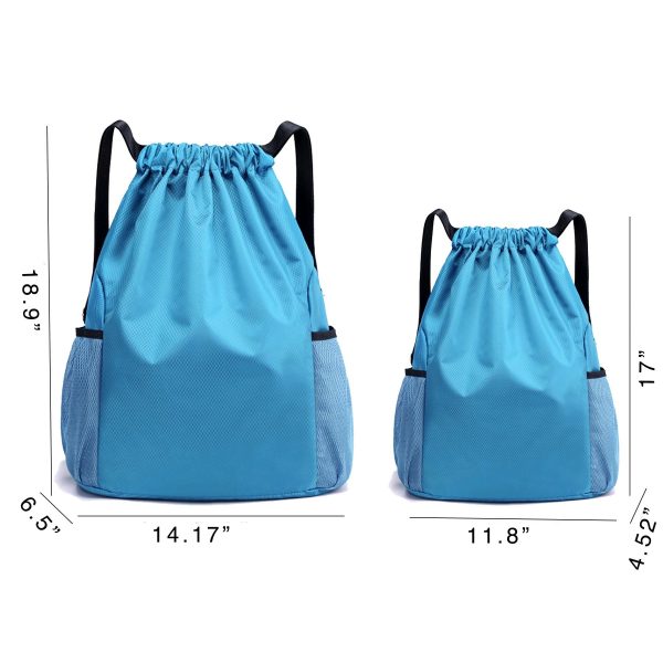 Drawstring Backpack Water Resistant String Bag