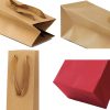 Kraft Paper Wine Tote Gift Bag