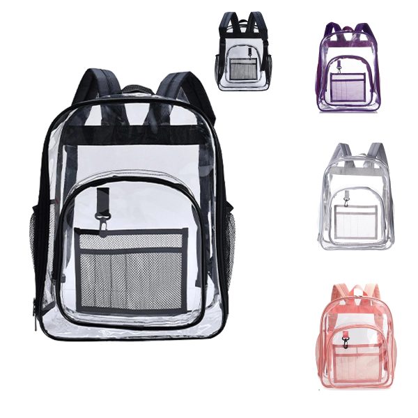 Heavy Duty Clear Plastic Backpack