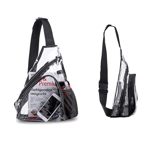 Transparent Casual Chest Daypack