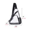 Transparent Casual Chest Daypack