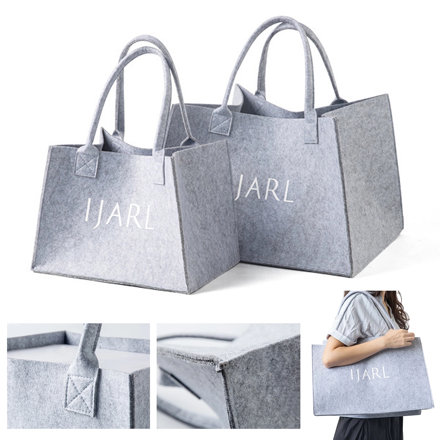 Felt Reusable Tote Bag