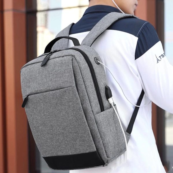 Laptop Backpack With Earphone Jack and USB Charging Port