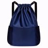 Unisex Drawstring Backpacks With Pocket